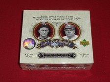 2006 SP Legendary Cuts Baseball Hobby Box Factory Sealed RARE