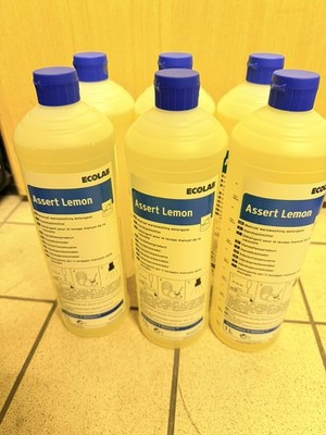 Ecolab Assert Zitrone Konzentriertes Spülmittel - Kiste mit 6 x 1 Liter