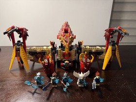 LEGO LEGENDS OF CHIMA: Flying Phoenix Fire Temple (70146) /W Minifigs Incomplete