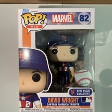 Mint David Wright Captain America Marvel Ny Mets Citi Field Limited Funko Pop Mint David Wright Captain America Marvel Ny Mets Citi Field Limited Funko Pop