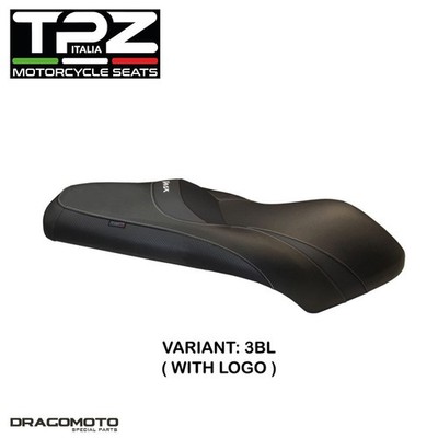 Yamaha X-Max 250 2005-2009 Saddle Covers YXMXS-3BL-1 TPZ Black Con Logo