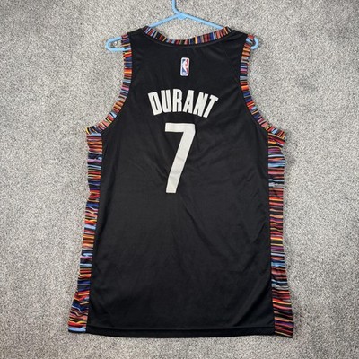 Brooklyn Nets Jersey Mens 50 Black NBA Basketball Kevin Durant 7