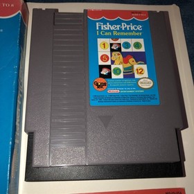 Fisher Price I Can Remember (Nintendo NES, 1990) Collectors Sale