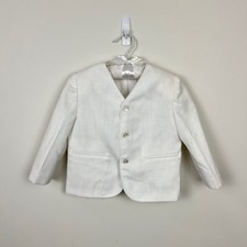 Vintage IMP Originals White Blazer Suit Jacket Toddler Boy 3T USA