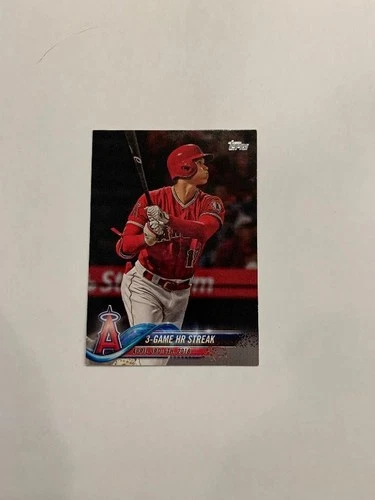 New Listing2018 Topps Shohei Ohtani 3-Game HR Streak Rookie Card US189