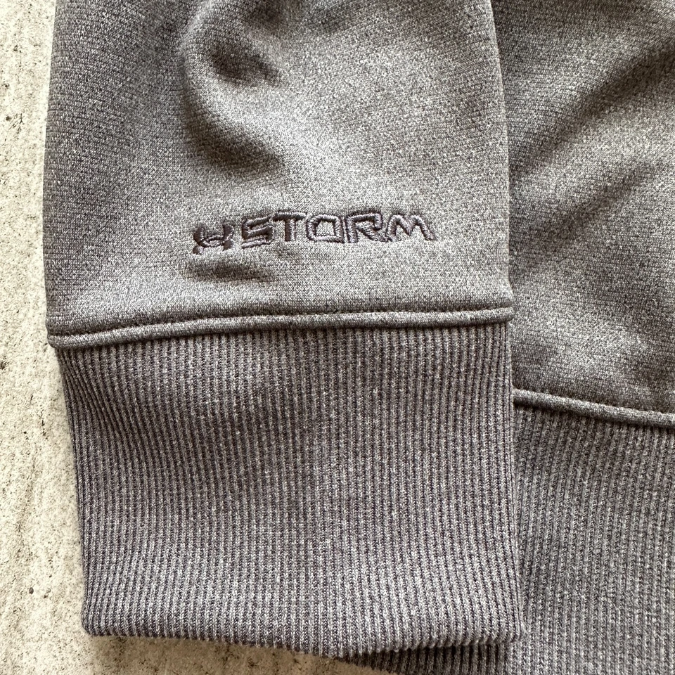 Sudadera con capucha Under Armour ColdGear Storm para mujer XL gris rosa nueva con etiqueta defectuosa Foto 3 de 4