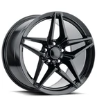 19x10/20x12 Corvette C7 Wheels FR 29 ZR1 Carbon Black OEM Replica Rims (4pcs) A1