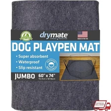 Dog Playpen Mat Waterproof Absorbent Soft Floor Protector Multi-Purpose New