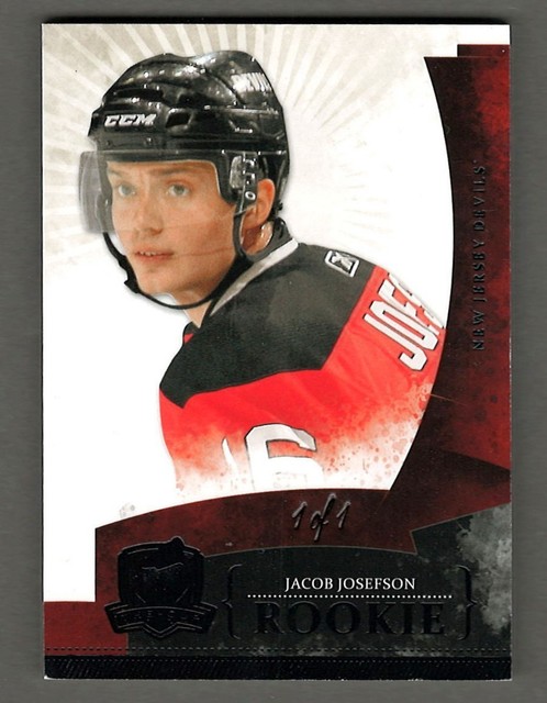 2010/11 Upper Deck UD The Cup Jacob Josefson Black Rookie RC 1/1