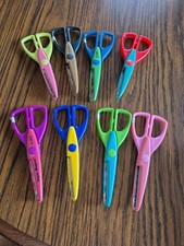 Lot of 8 Craft Paper Crafting Scrapbooking Scissors Shapers 5 Provo 3 BYCIN