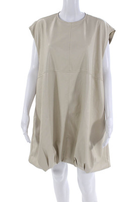 MSGM Womens Abito Dress - Light Beige Size 44