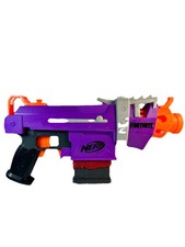 Nerf Fortnite SMG-E Purple Elite Series Gun w/Magazine - Working