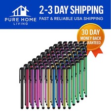 Quality Stylus Pens for Touchscreens - 100 Pack, Colorful  Durable