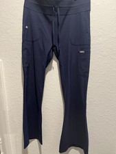 Figs Scrub Flare Pants Womens XXL 2XL Navy 6 Pockets Scrublegging NEW