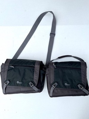 BUNDLE: 2x Lowepro Nova Sport 17L AW Camera Travel Messenger *Shoulder Bags Gray