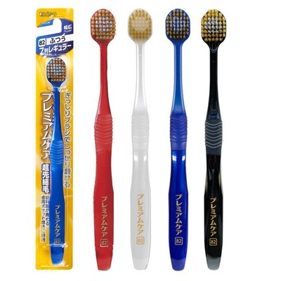 Ebisu Premium Care Toothbrush Wide Usually 3 Pcs Normal 3 Count (Pack of 1)