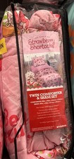 strawberry shortcake twin comforter And Sham Set New Pink 64x86