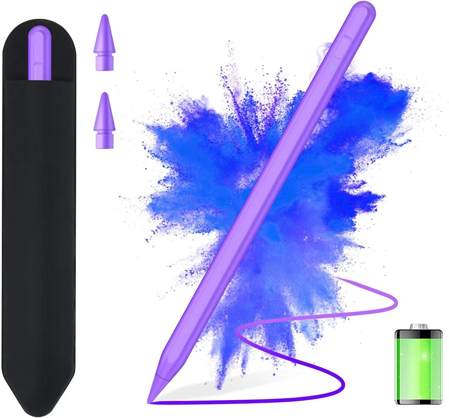 Apple Pencil Stylus for iPad 2018-2025 with Palm Rejection - Compatible with iPad 11th/10th Gen