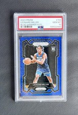 2023 Panini Prizm /35 BLUE SHIMMER PRIZM ROOKIE PSA 10 LEONARD MILLER SSP CT2