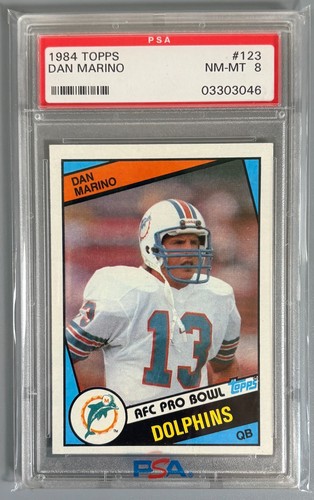 1984 Topps - Dan Marino #123 (RC) PSA 8