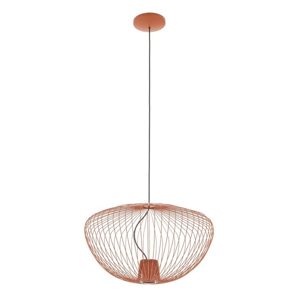Pendelleuchte Esstisch Metall Terrakotta GU10 Modern B:54,5 Cm Schirm HäNgelampe-image