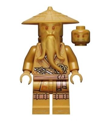 NEW LEGO  Ninjago Legacy Master Wu Sensei Minifigure 10th Anniversary 71741