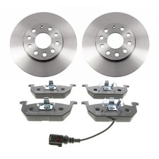 BREMSSCHEIBEN BELÄGE VORNE SATZ FÜR SKODA OCTAVIA 5E SEAT LEON 5F GOLF 7 VAICO
