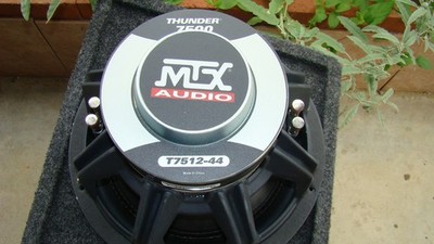 Vintage MTX Thunder 7500 12  Subwoofer T7512-44 Dual Coil 400W RMS 4ohm /TESTED
