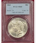 1925-P Peace Dollar — photo from another recent sale