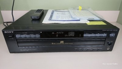 Sony CDP-C325 Compact Disc Changer (1992) Tested & Working