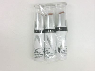 Almay Skin Perfecting Comfort Concealer 240 Dark Full Coverage, 3 PACK