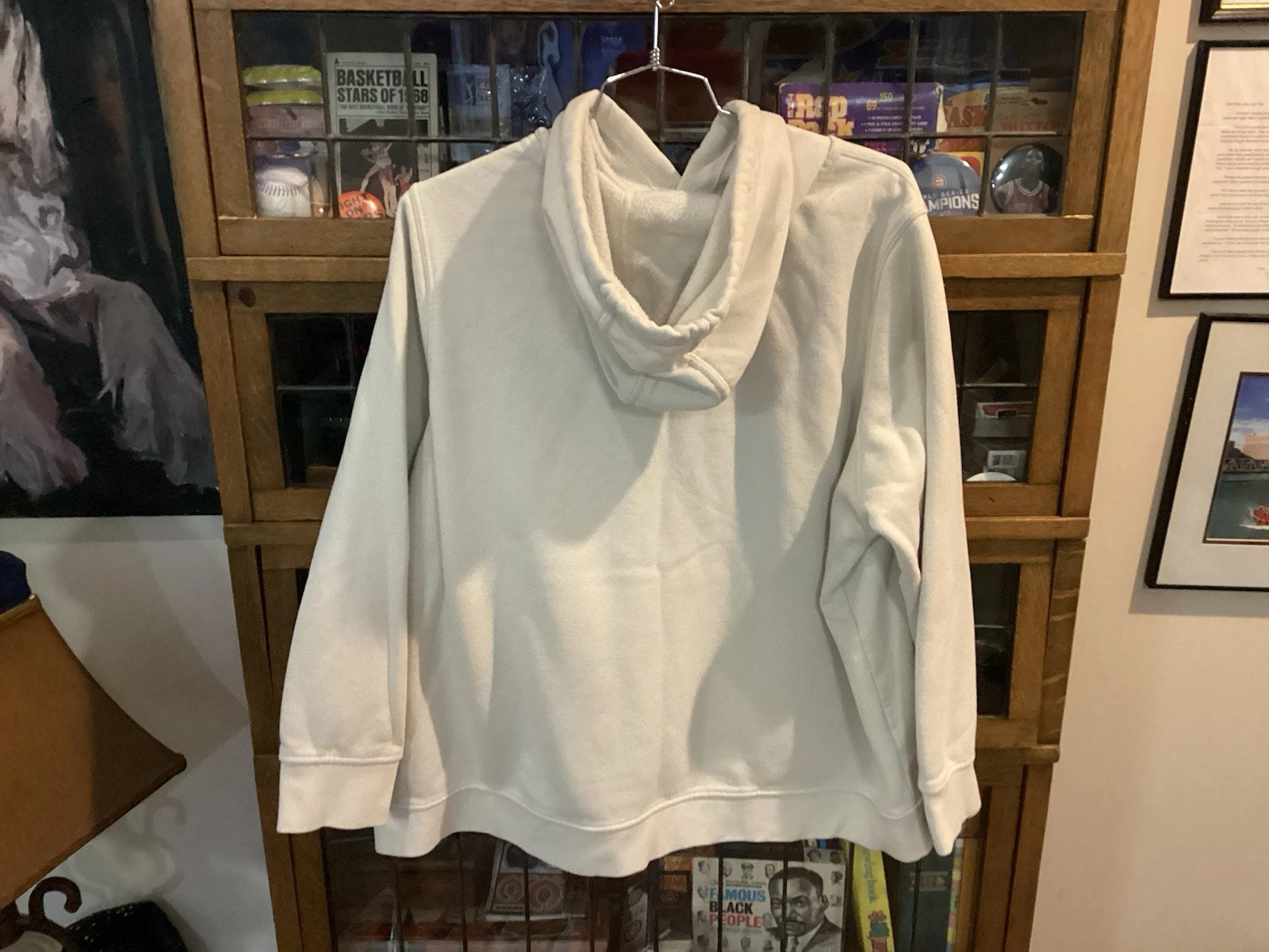 OFF WHITE Felpa con cappuccio CARHARTT Relaxed Fit Off White Pullover SPELL OUT TG 3XL Cool