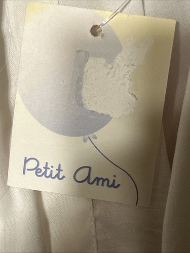 NEW Petit Ami White Smocked Gown Preemie - Picture 5 of 8