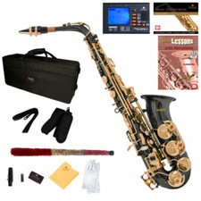 Mendini MAS-PL 92D PB E-Flat Alto Saxophone - Purple Lacquered