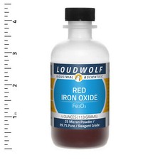 Iron Oxide Red 4 Oz Reagent Grade 25 Micron Powder USA SELLER