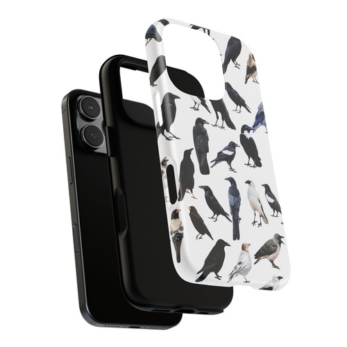 Bird Pattern on White - Phone Case for iPhone, Galaxy, Pixel - 第 4/281 張圖片