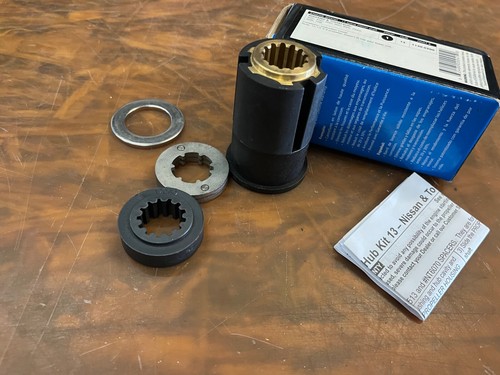 Kit de buje de hélice Turning Point 11300301 latón para eje 13 spline - Imagen 6 de 6