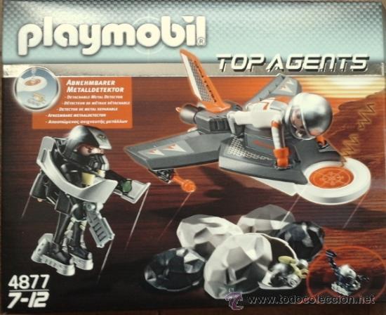 Figura Playmobil: Top Agents: Detector de metal separable, con dos figuras
