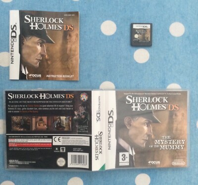  SHERLOCK HOLMES NINTENDO DS/LITE/DSi/XL/2DS/3DS SCHNELL KOSTENLOS UK PORTO 