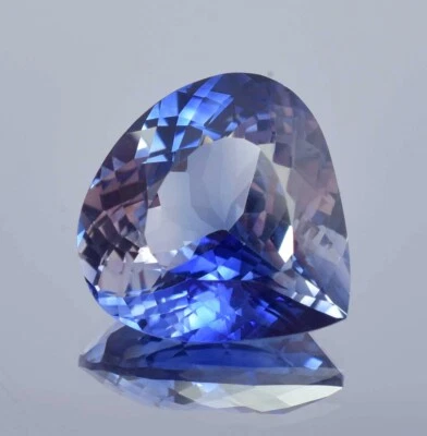 AAA Klasse Natürlich Kashmir Blauer Saphir Herz Schnitt Lose Edelstein 26.70 CT - Bild 1 von 4