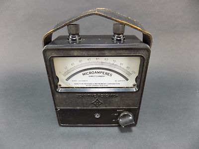 Sensitive Research Instruments Amp Meter Direct Current No. 604471 Untested
