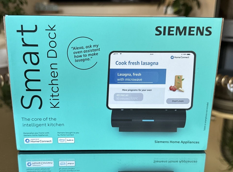 SIEMENS XSDS10 Smart Kitchen Dock Sprachsteuerung WLAN Alexa Gerätesteuerung NEU