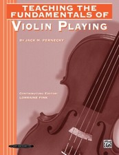 ALFRED TEACHING THE FUNDAMENTALS OF VIOLIN PLAYING MUSIC BOOK METHOD NEW ON SALE