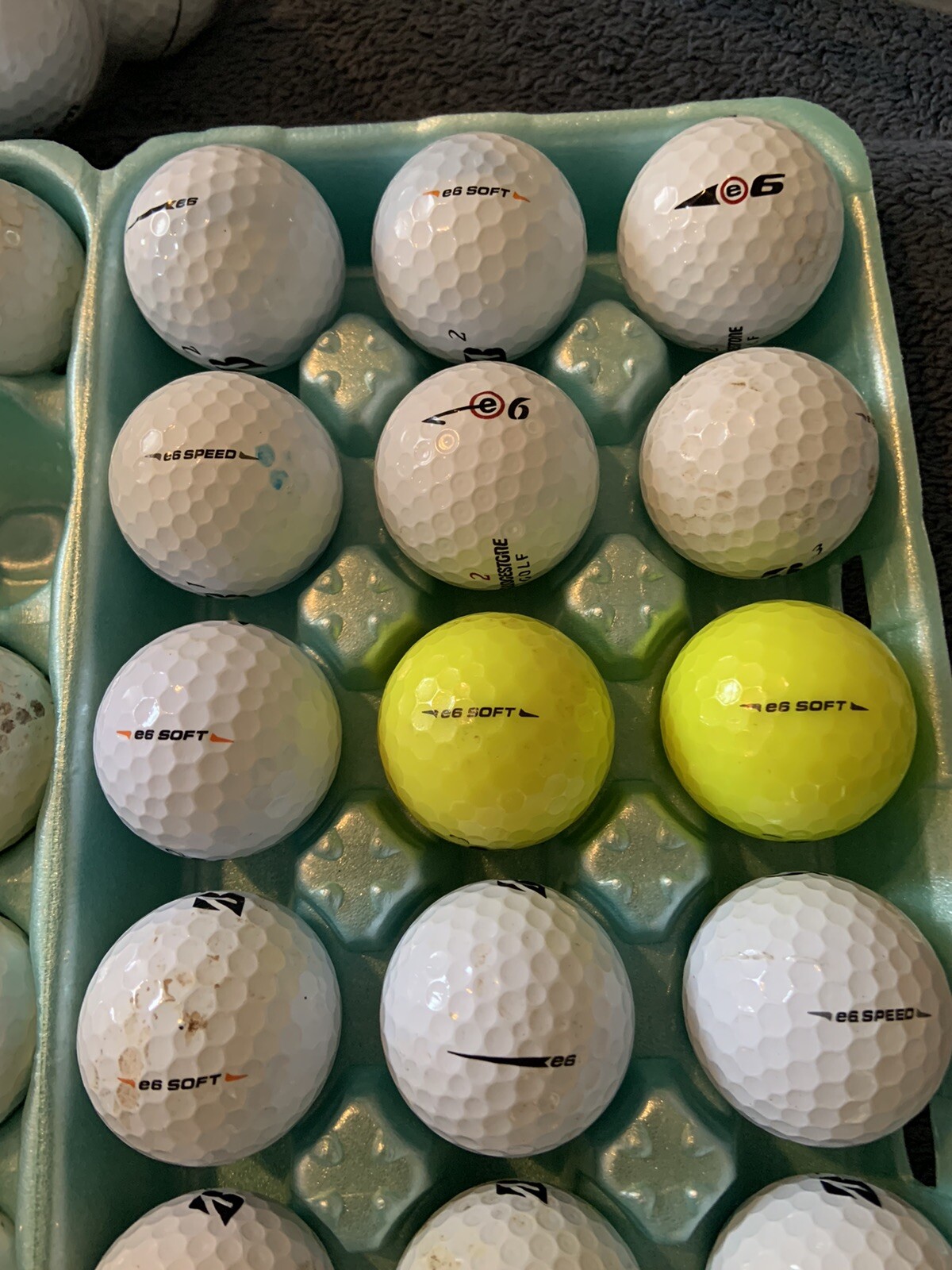 Dozen Bridgestone Refurbished Golf Balls Chose Model Tour B330RX Lady B