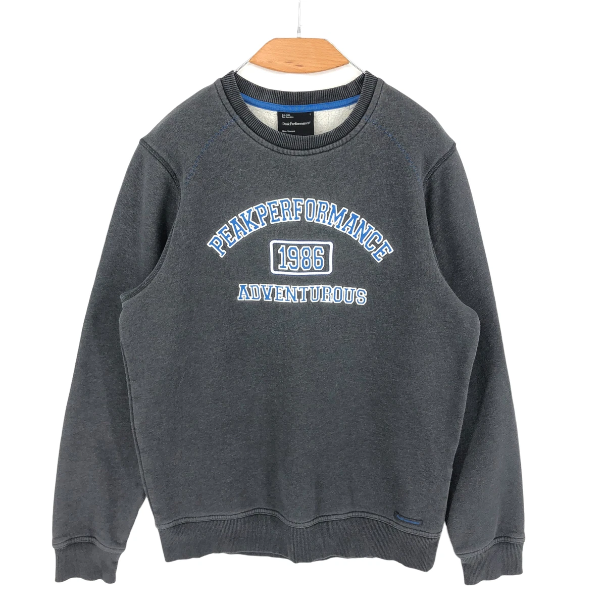 PEAK PERFORMANCE Men Edvin Round Neck Jumper Pullover Sweater Size L