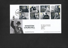 GB 2024 Winston Churchill Set On First Day Cover  With Insert