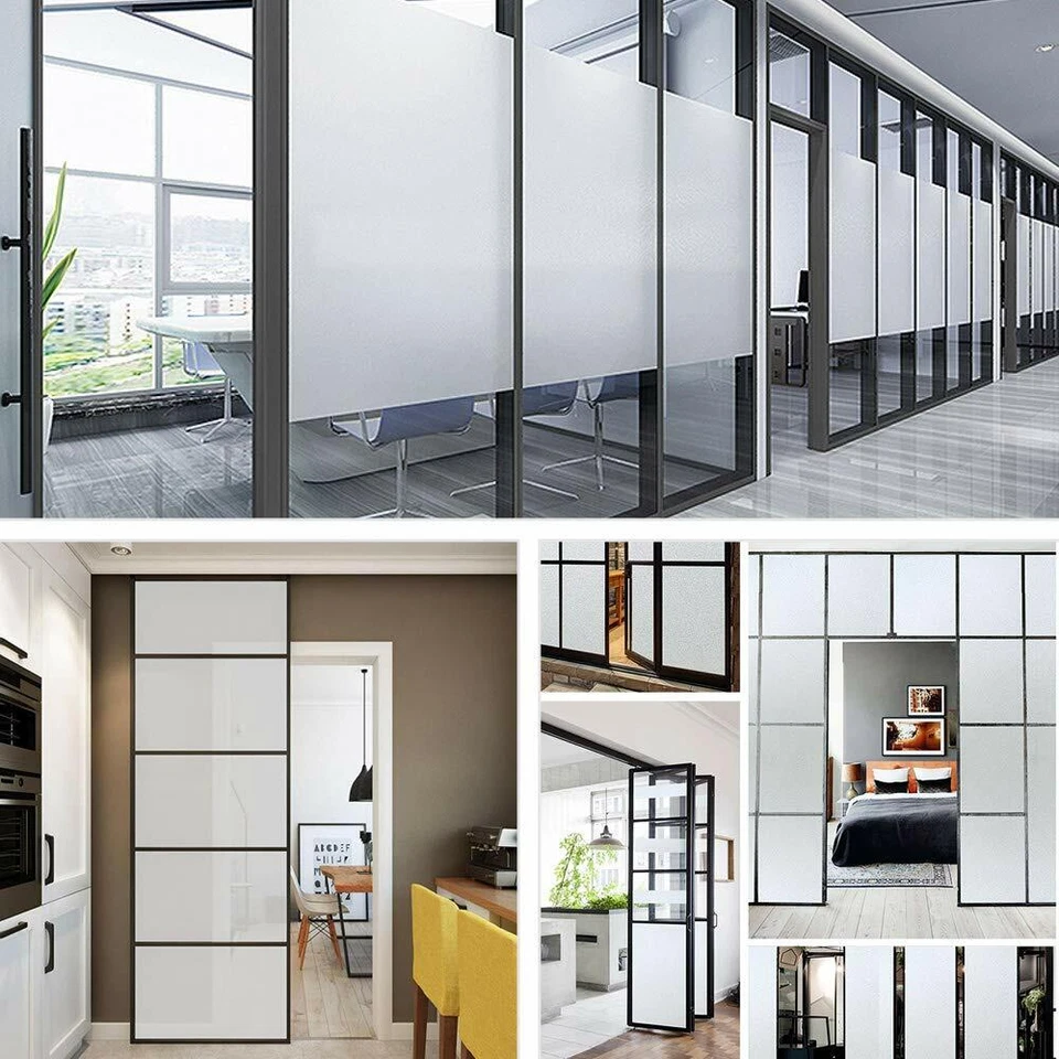 高品质防水磨砂隐私窗玻璃盖膜家用贴纸美国 — 第 2/4 张图片