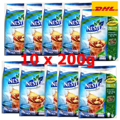 10X Nestea Thai Tea Instant Unsweetened Mix Powder Iced Drink Nestle 200g