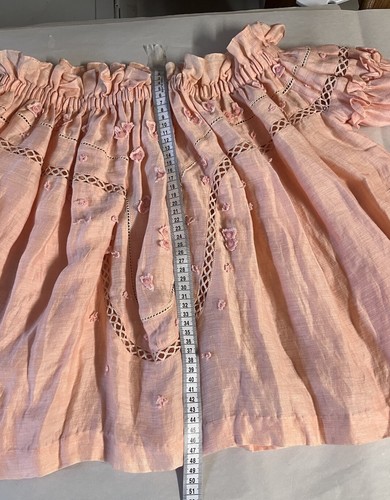 AJE Divine Off The Shoulder Top - Size 8 - Flutter Sleeves, Peach 🍑 Rrp $295 - Picture 7 of 20