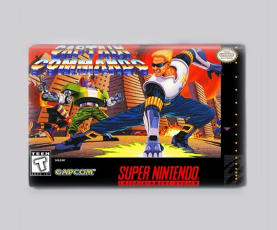 CAPTAIN COMMANDO / SNES - 2''x3'' FRIDGE MAGNET (retro super nintendo